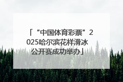 “中国体育彩票”2025哈尔滨花样滑冰公开赛成功举办