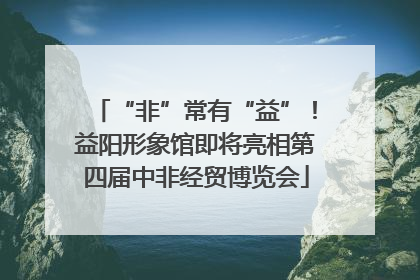 “非”常有“益”！益阳形象馆即将亮相第四届中非经贸博览会