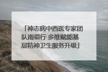 神志病中西医专家团队南疆行 多维赋能基层精神卫生服务升级
