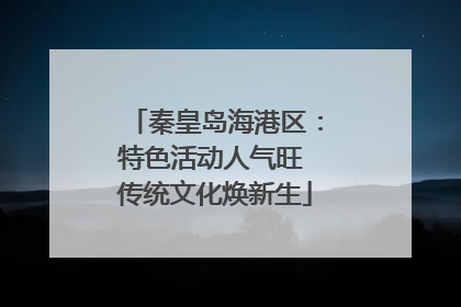 秦皇岛海港区：特色活动人气旺 传统文化焕新生