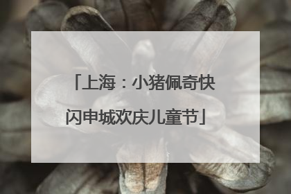 上海：小猪佩奇快闪申城欢庆儿童节