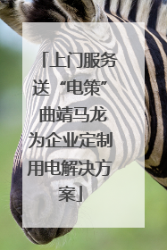 上门服务送“电策” 曲靖马龙为企业定制用电解决方案