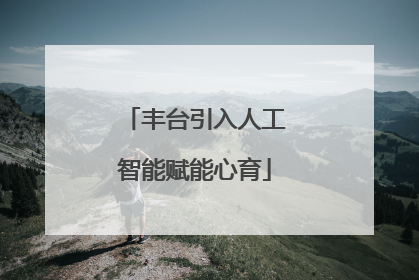丰台引入人工智能赋能心育