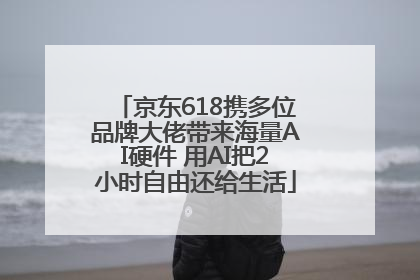 京东618携多位品牌大佬带来海量AI硬件 用AI把2小时自由还给生活
