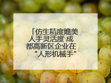 仿生精度媲美人手灵活度 成都高新区企业在“人形机械手”赛道崭露头角