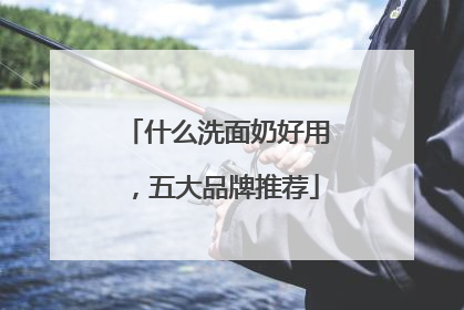 什么洗面奶好用，五大品牌推荐