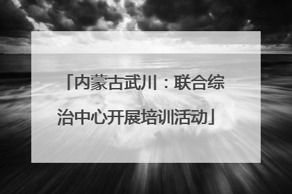 内蒙古武川：联合综治中心开展培训活动