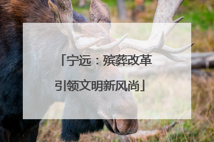 宁远：殡葬改革引领文明新风尚