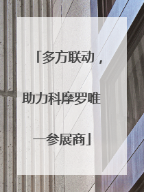 多方联动，助力科摩罗唯一参展商