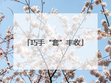 巧手“套”丰收