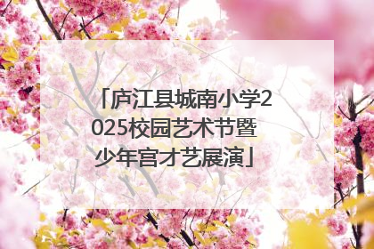 庐江县城南小学2025校园艺术节暨少年宫才艺展演