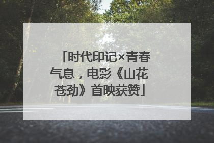 时代印记×青春气息，电影《山花苍劲》首映获赞