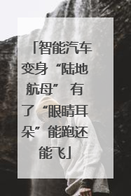 智能汽车变身“陆地航母” 有了“眼睛耳朵”能跑还能飞