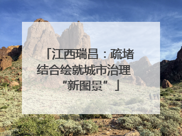 江西瑞昌：疏堵结合绘就城市治理“新图景”