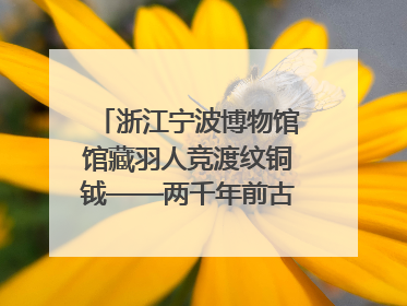 浙江宁波博物馆馆藏羽人竞渡纹铜钺——两千年前古人如何竞渡