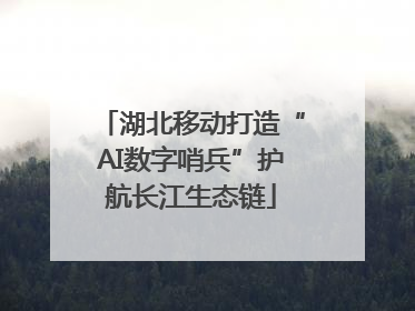 湖北移动打造“AI数字哨兵”护航长江生态链