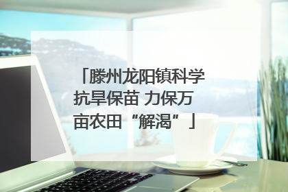 滕州龙阳镇科学抗旱保苗 力保万亩农田“解渴”