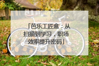 芭乐工匠盒：从扫描到学习，职场效率提升密码