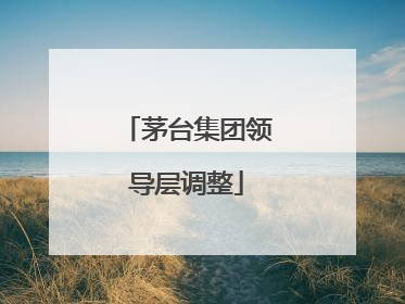 茅台集团领导层调整