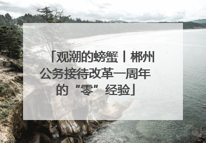 观潮的螃蟹丨郴州公务接待改革一周年的“零”经验