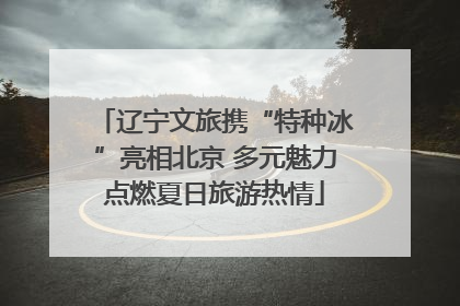 辽宁文旅携“特种冰”亮相北京 多元魅力点燃夏日旅游热情