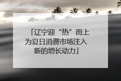 辽宁迎“热”而上为夏日消费市场注入新的增长动力