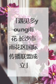 遇见多young雨花 长沙市雨花区国际传播联盟成立