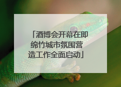 酒博会开幕在即 绵竹城市氛围营造工作全面启动