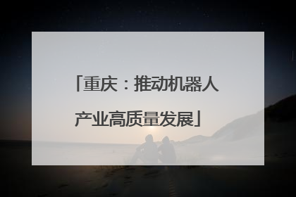 重庆：推动机器人产业高质量发展