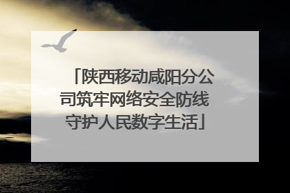 陕西移动咸阳分公司筑牢网络安全防线守护人民数字生活