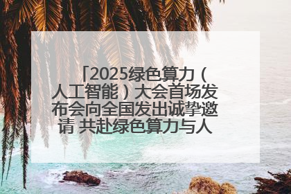 2025绿色算力（人工智能）大会首场发布会向全国发出诚挚邀请 共赴绿色算力与人工智能融合之约
